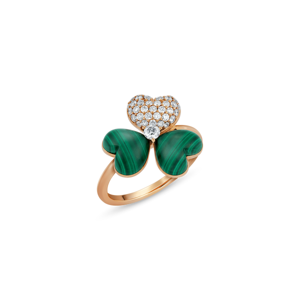 Flower of Eternity Malachite Ring 16mm