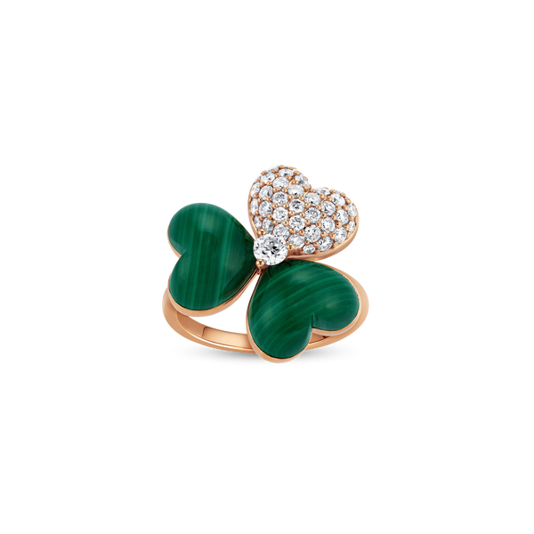 Flower of Eternity Malachite Ring 21mm